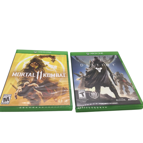 Destiny and MortaL Kombat 2 II - Xbox One - Complete CIB GG - Free Shipping - Picture 1 of 5